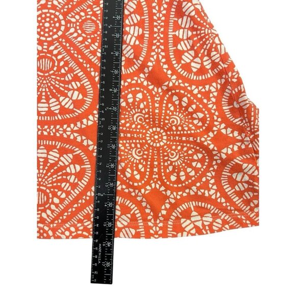 Patagonia Dress Womens Med Orange Margot Organic Cotton Floral Sun Tank Mandala - Picture 9 of 9
